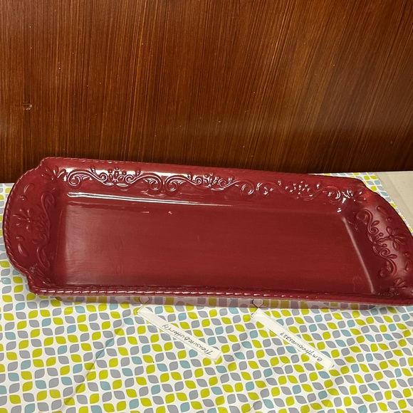 Home interiors Discontinued Rectangular Serving tray Berry collection - Picture 10 of 12